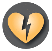 symbol of a broken heart