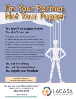 I'm your partner, not your puppet